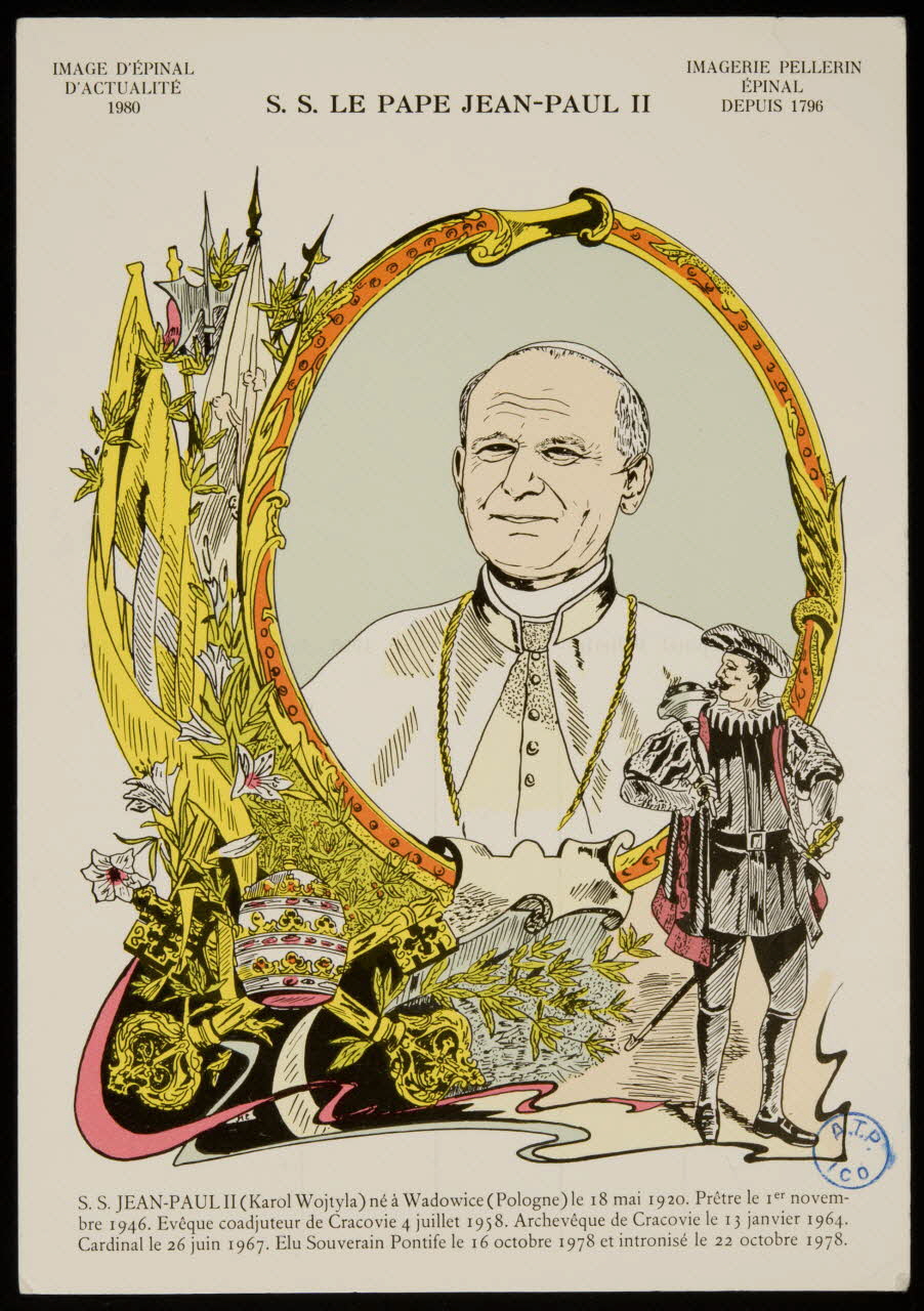 carte postale S. S. LE PAPE JEAN-PAUL II 1980 1980.6.19 Photo