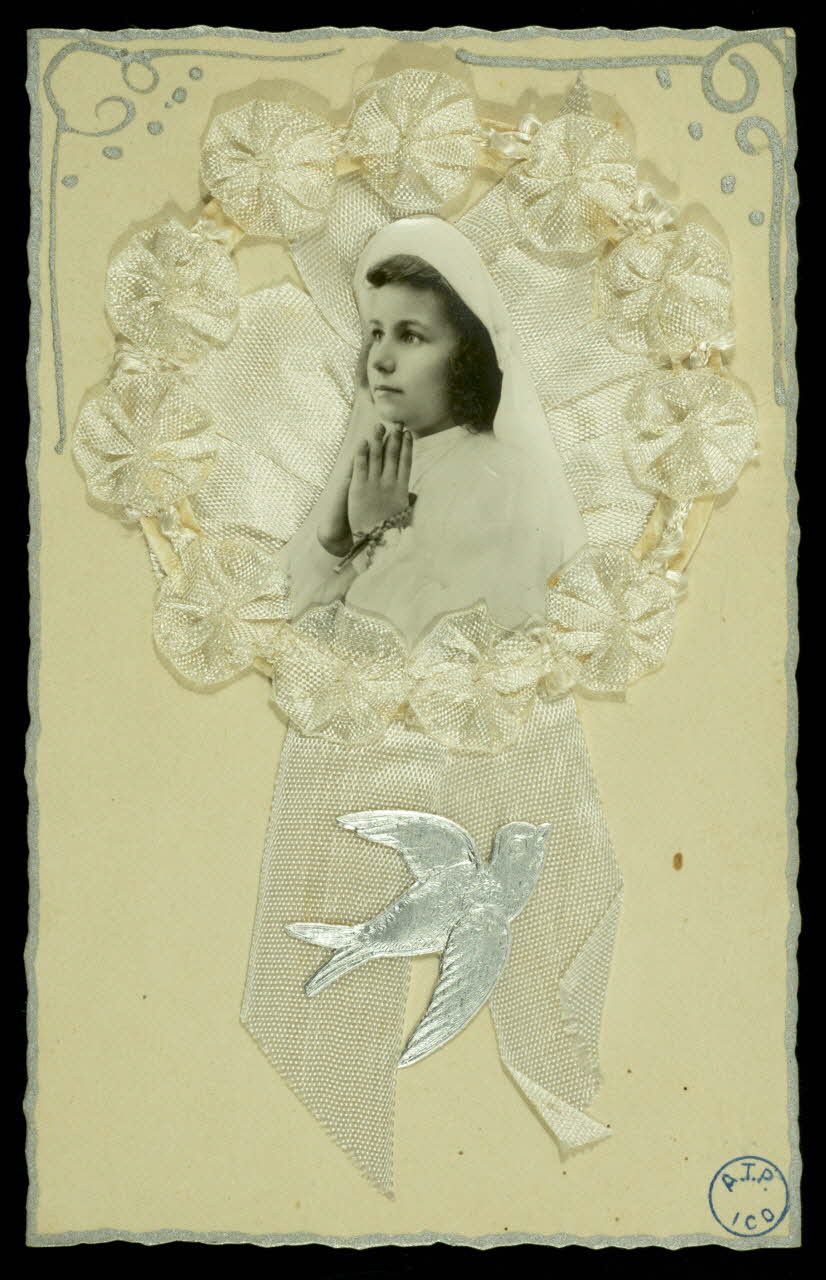 estampe Carte de Communion 1980.64.1  Photo