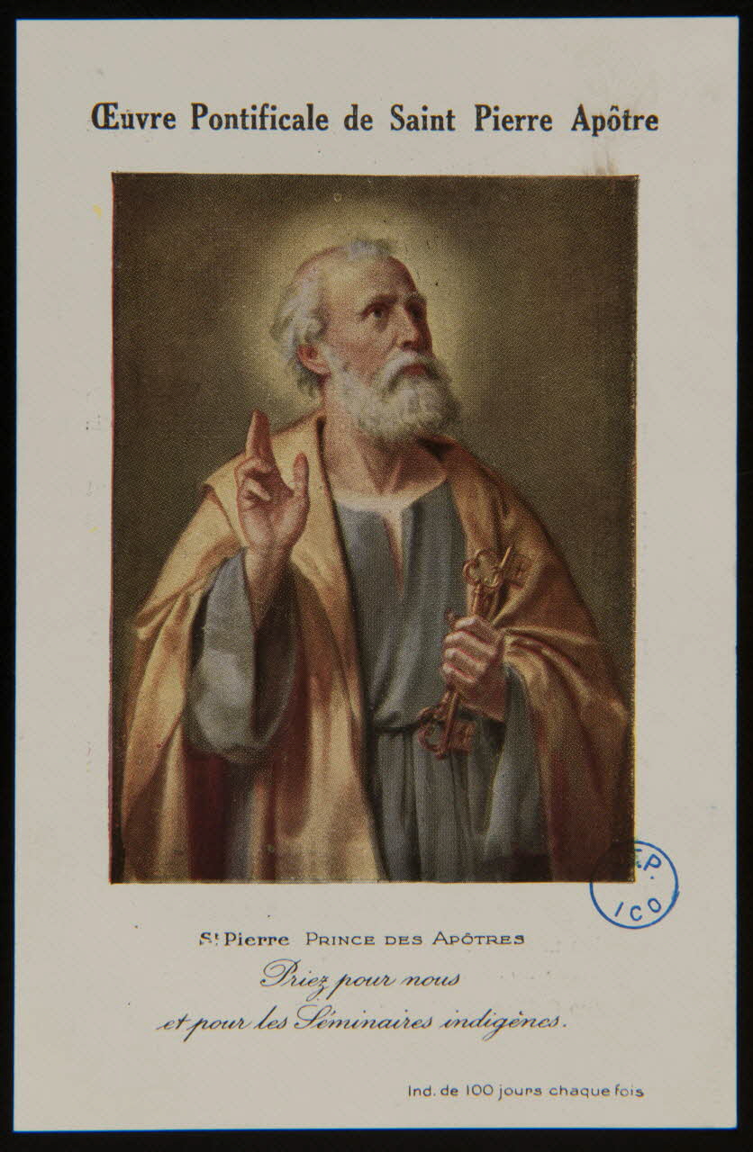 estampe Oeuvre Pontificale de Saint Pierre Apôtre 1980.64.5 Photo