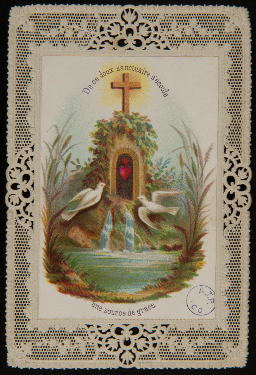 estampe De ce doux sanctuaire s'écoule  une source de grace. 1980.65.1 Photo