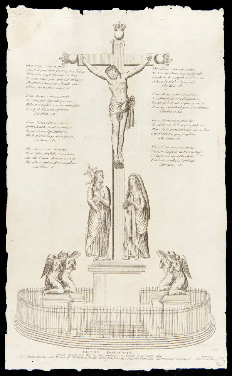 Desandre imagerie ancienne MISSION D'AVIGNON. Avignon 1819 1980.66.35 Photo