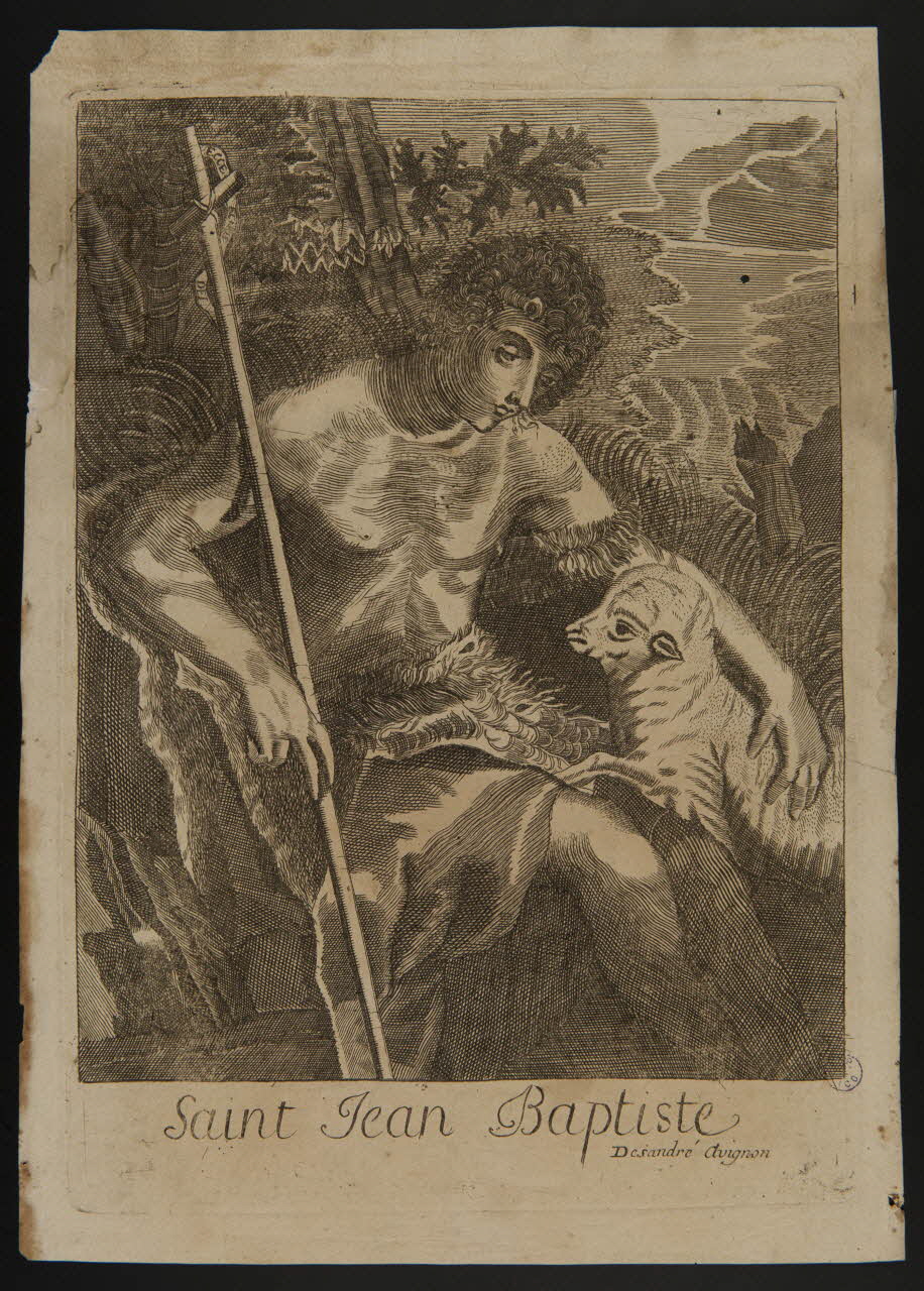 Desandre imagerie ancienne SAINT JEAN BAPTISTE Avignon 1780-1785 1980.66.36 Photo