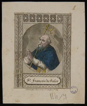 estampe St. François de Sales 1980.66.58 Photo