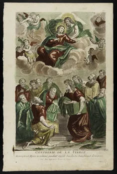 estampe CONFRERIE DE LA VIERGE. 1980.66.65 Photo