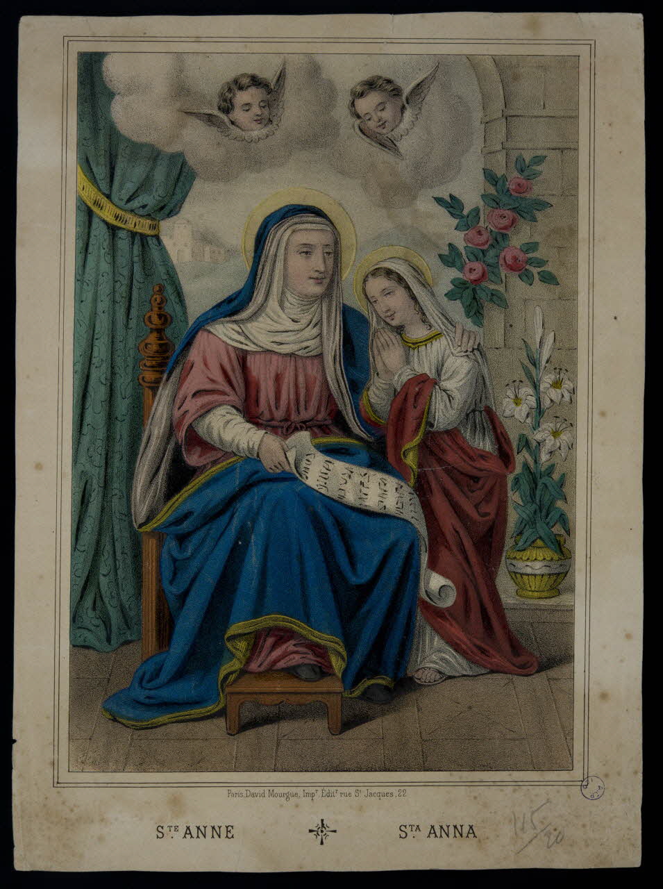 estampe STE. ANNE  STA. ANNA 1980.66.67 Photo