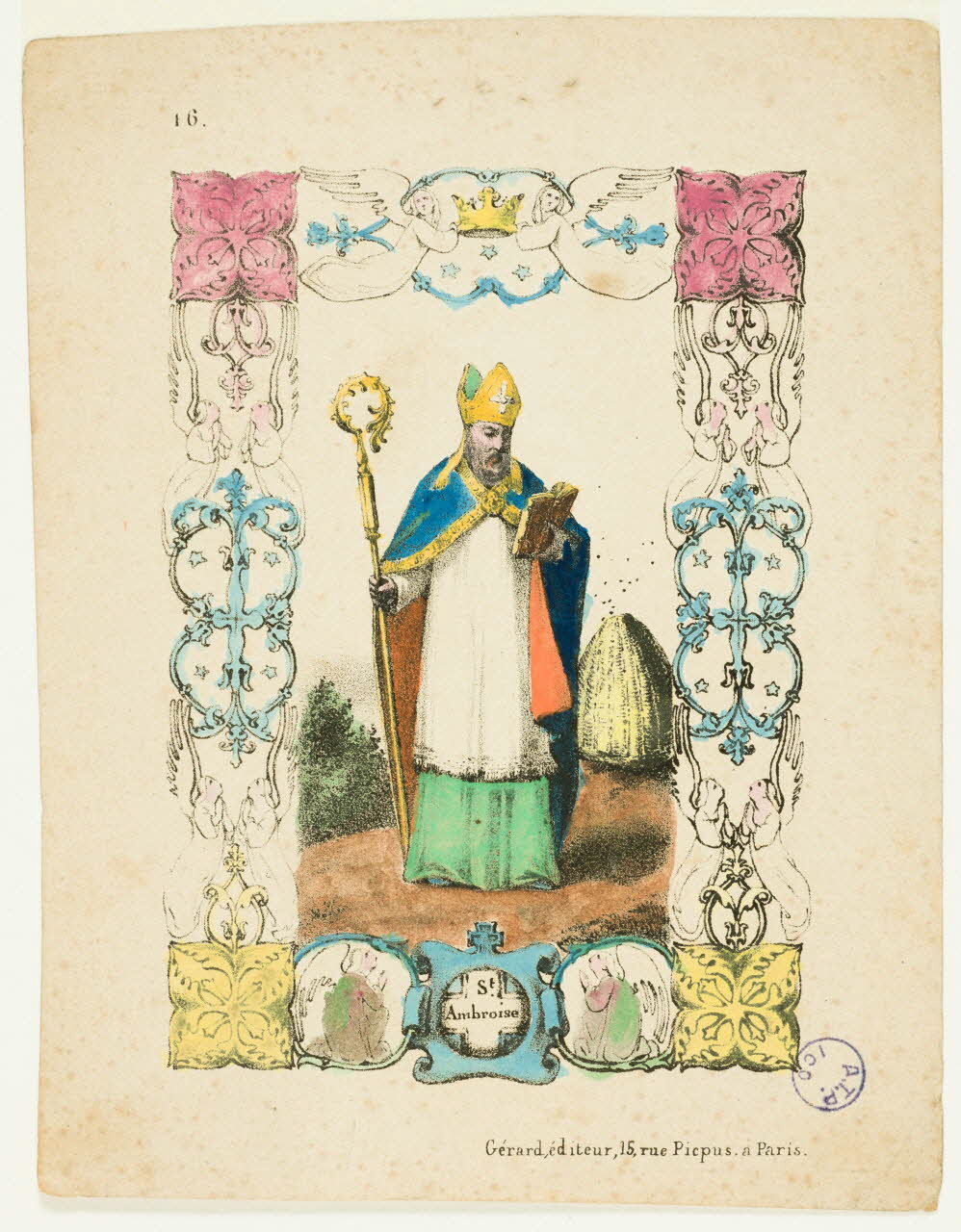 estampe St.  Ambroise 1980.66.71 Photo