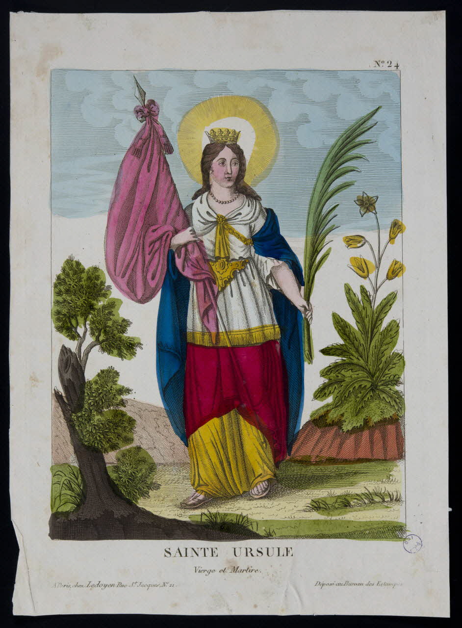 estampe SAINTE URSULE 1980.66.76 Photo
