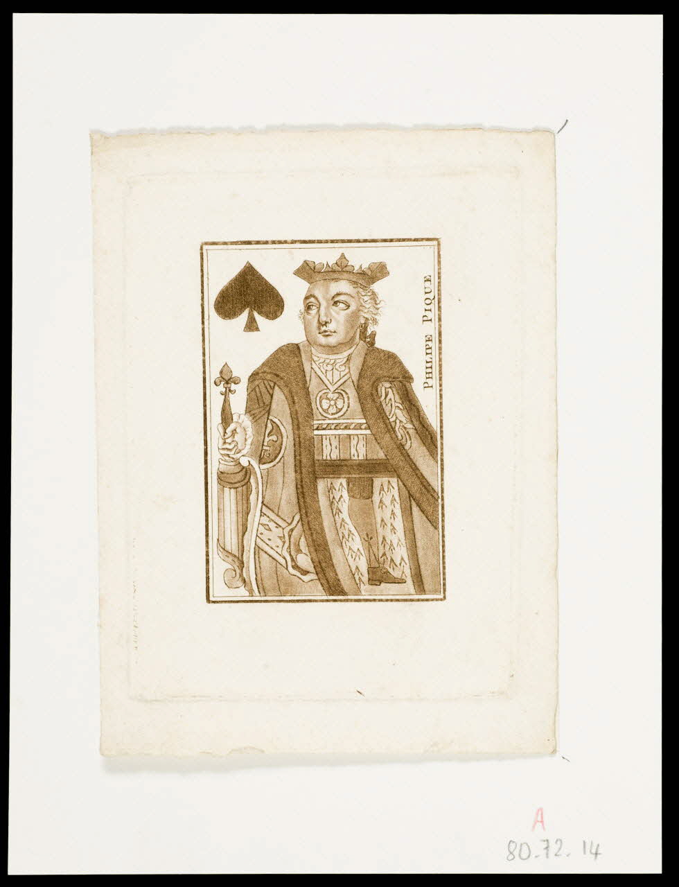 estampe Roi de pique 1980.72.14 Photo