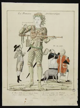 imagerie ancienne La Romaine Aristocratique France 1784-1794 1980.72.20 Photo