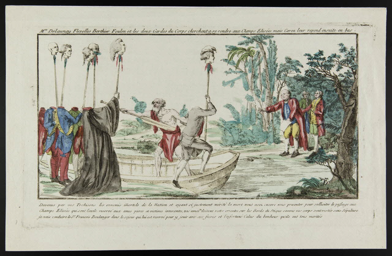 imagerie ancienne Mrs. Delaunay Flexelles Berthier Foulon et les deux [...] mérités France 1789 1980.72.6 Photo