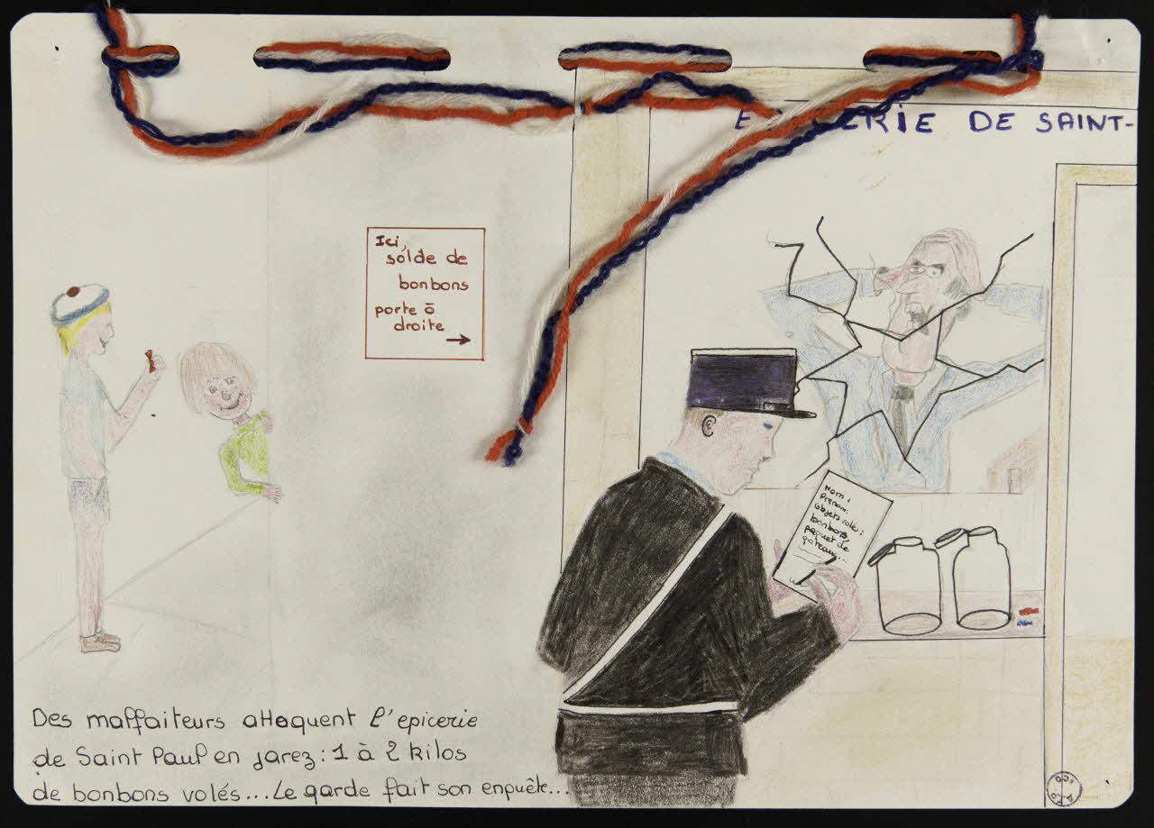 dessin Oeuvre de jeunesse 1980 1980.81.26 Photo