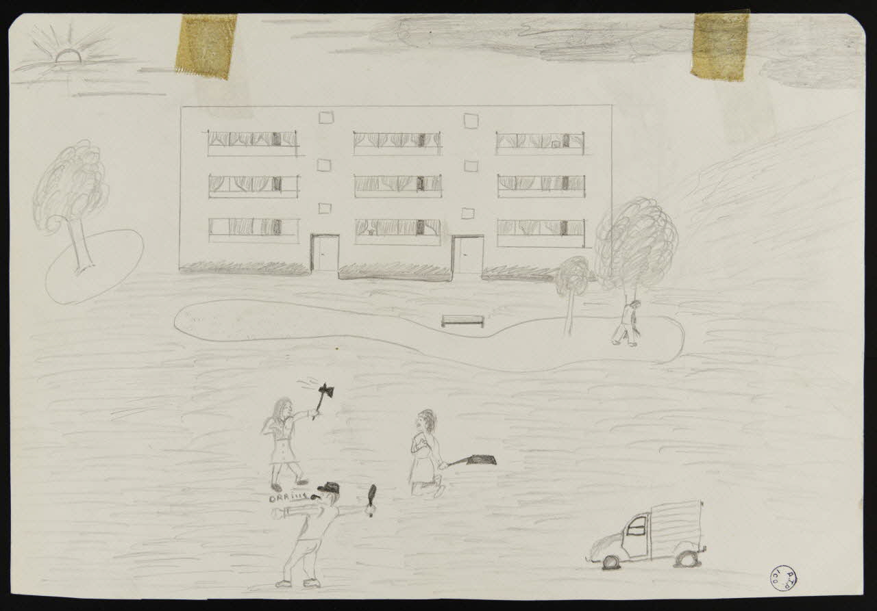 dessin Dessin d'enfant 1980 1980.81.27 Photo