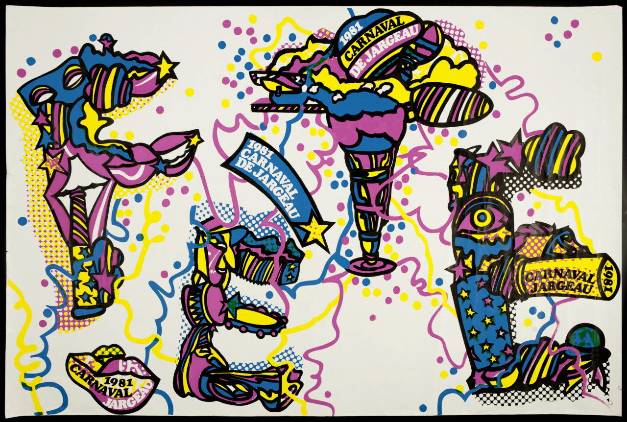 affiche 1981  CARNAVAL  DE JARGEAU 1980.81.46 Photo
