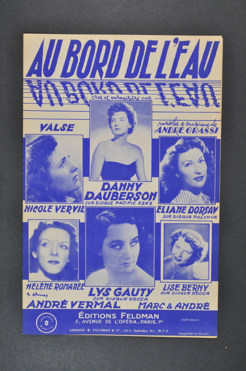 partition de musique petit format 1969.88.1009 Photo Mucem