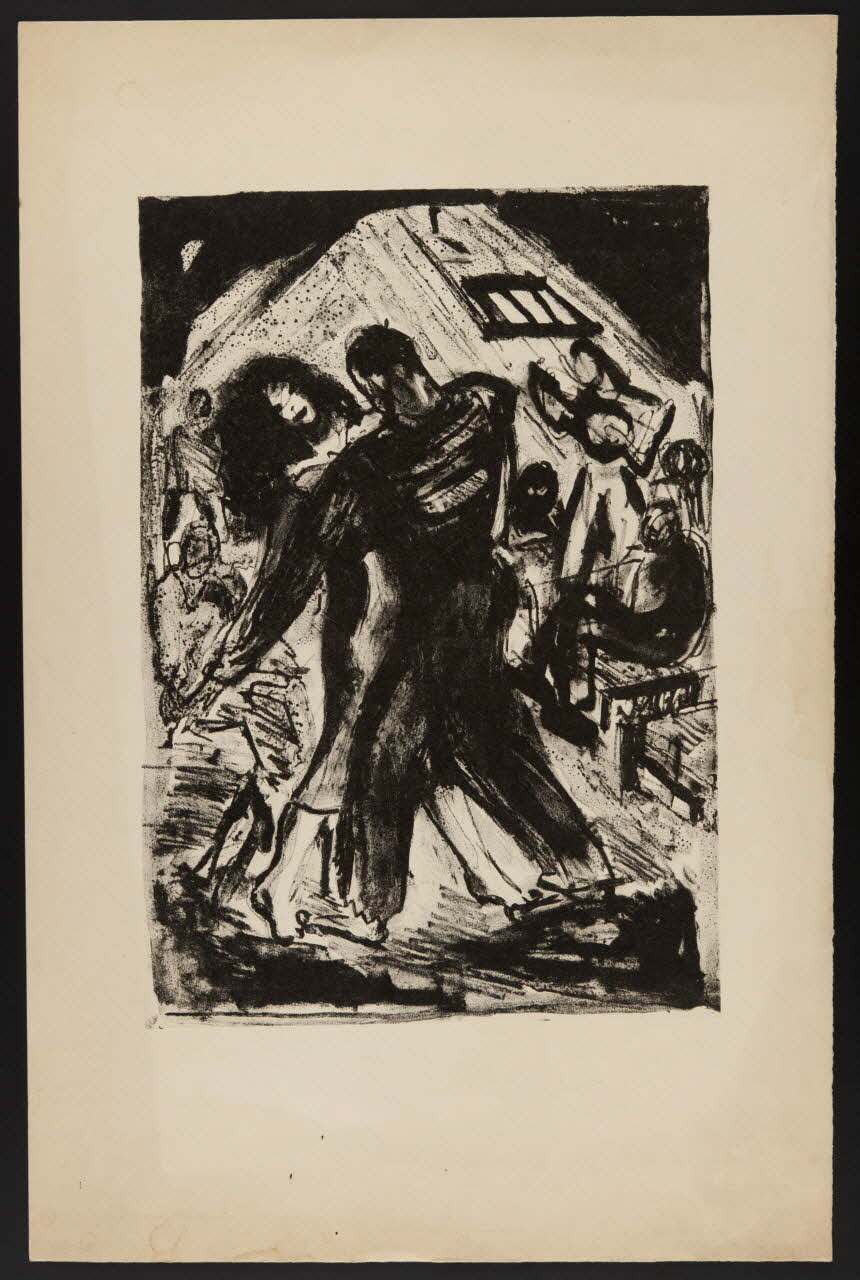 Sonia Steinsapir estampe Danse nocturne France 1940 1980.82.6 Photo