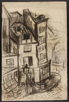Sonia Steinsapir dessin Vue de Paris Paris 1940 1980.82.8 Photo