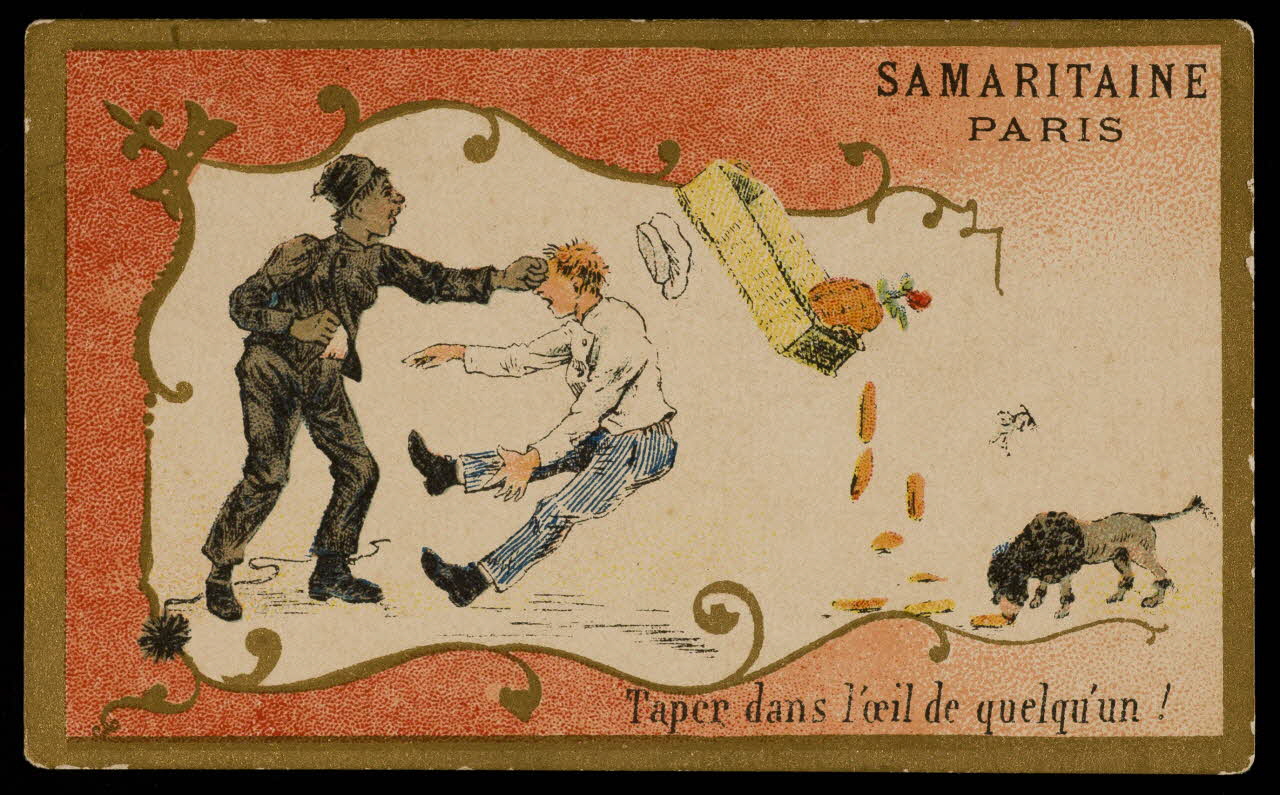 estampe Taper dans l'œil de quelqu'un! 1981.11.12 Photo