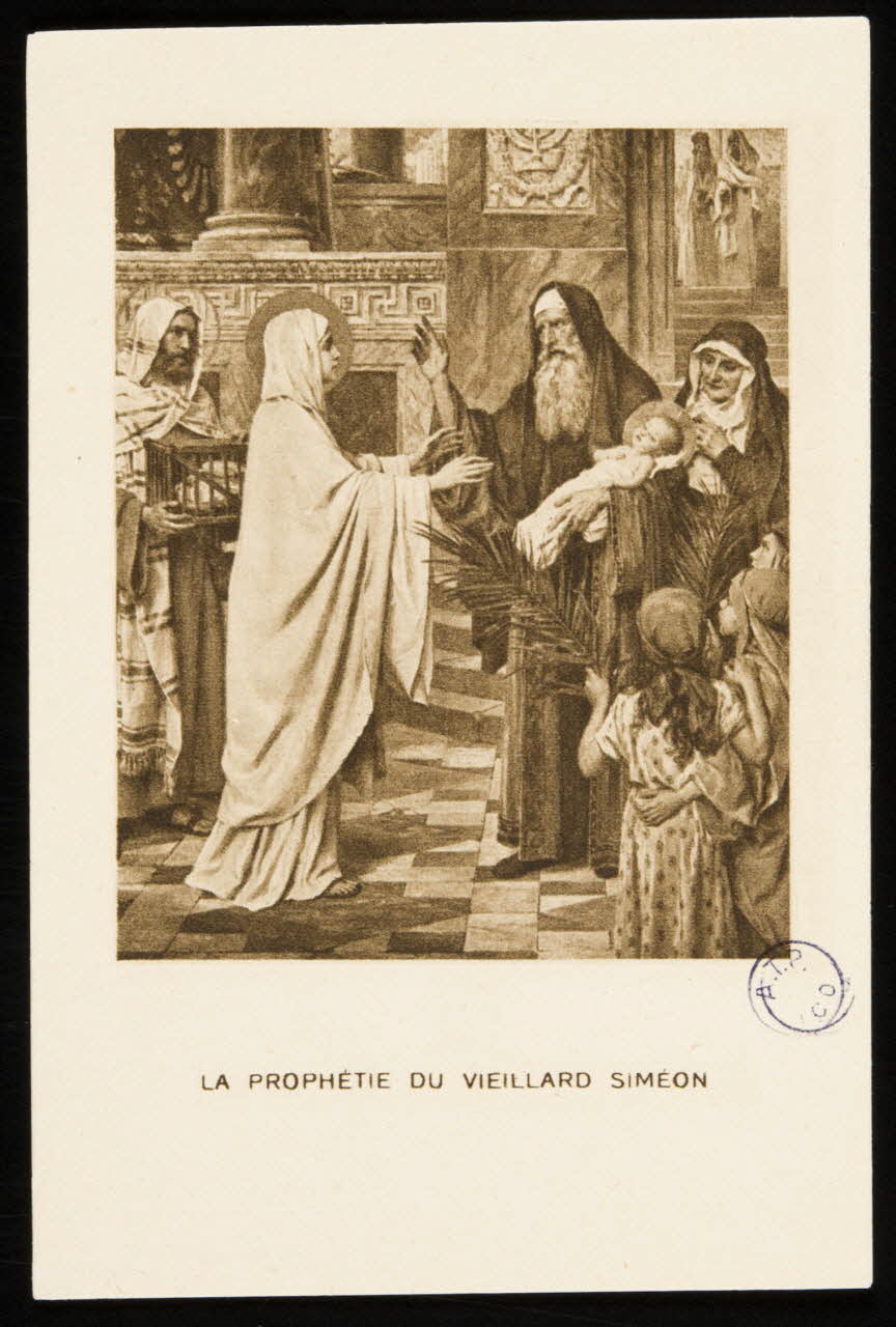 estampe LA PROPHETIE DU VIEILLARD SIMEON 1981.22.12 Photo