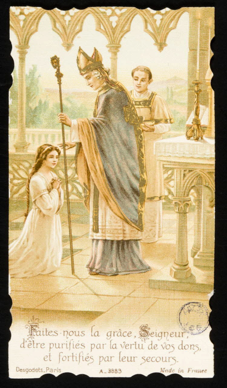 estampe Faites-nous la grâce, Seigneur,  d'être purifiés par la vertu de vos dons,  et fortifiés par leur secours. 1981.22.20 Photo