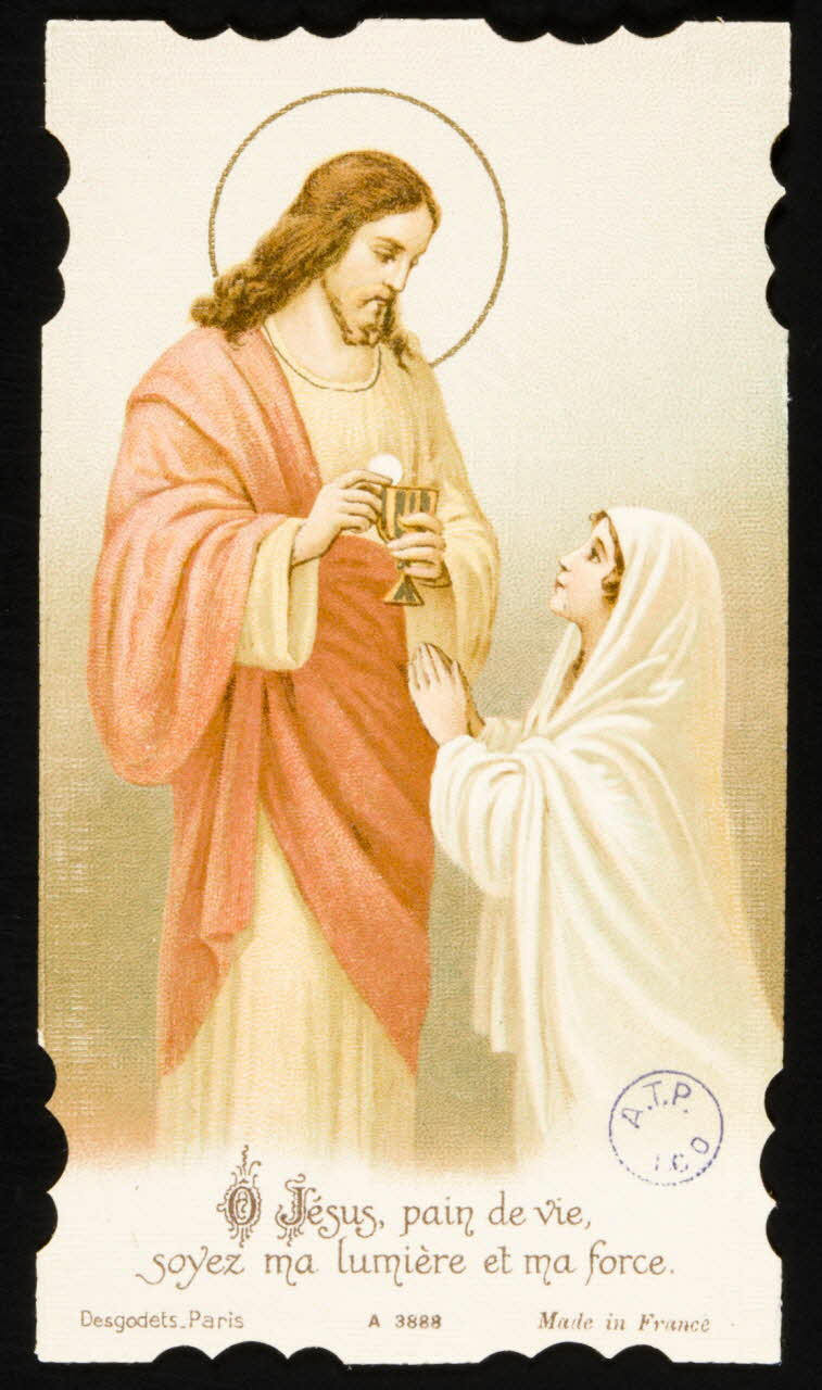 estampe O Jésus, pain de vie,  soyez ma lumière et ma force. 1981.22.21 Photo