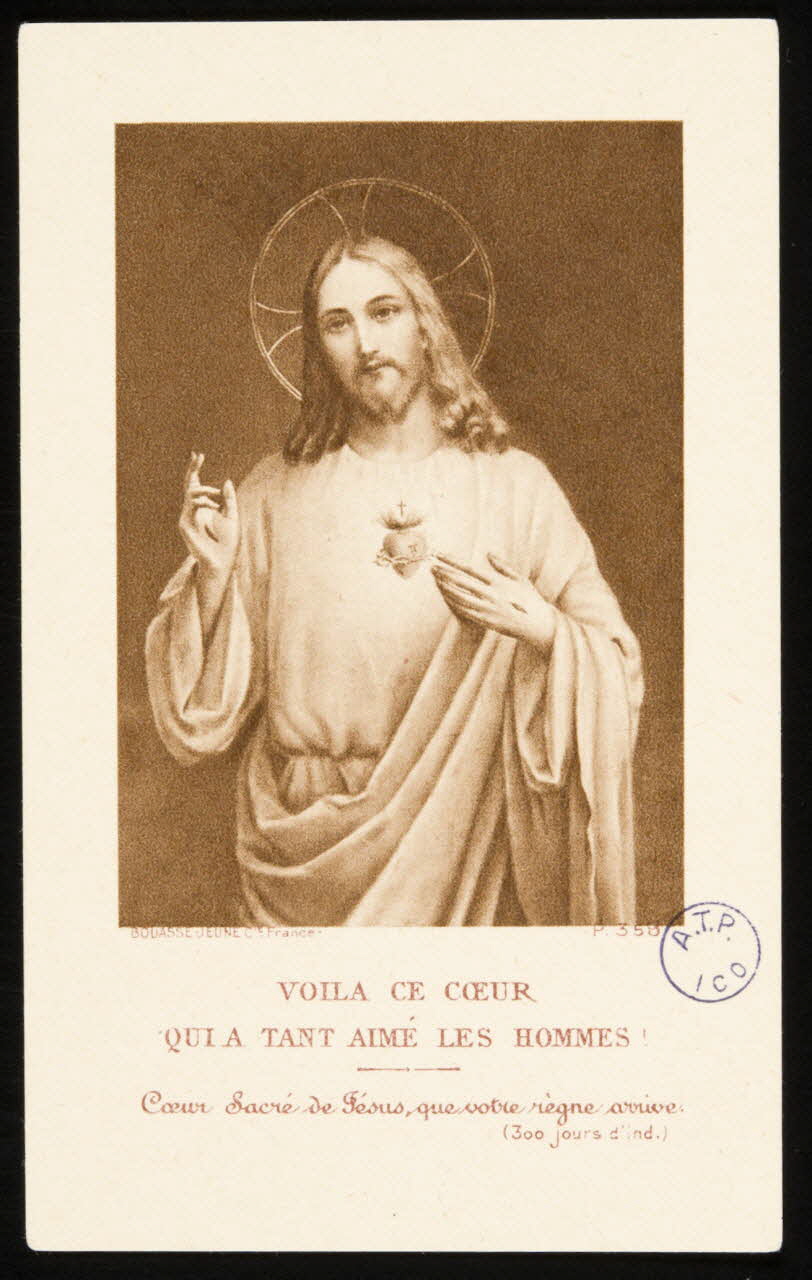 estampe VOILA CE COEUR  QUI A TANT AIME LES HOMMES ! 1981.22.28 Photo