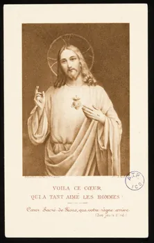 estampe VOILA CE COEUR  QUI A TANT AIME LES HOMMES ! 1981.22.28 Photo