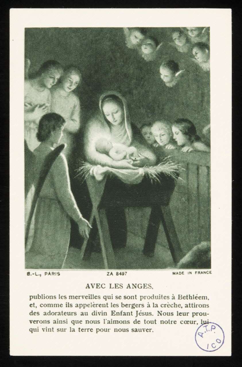 estampe AVEC LES ANGES 1981.22.30 Photo