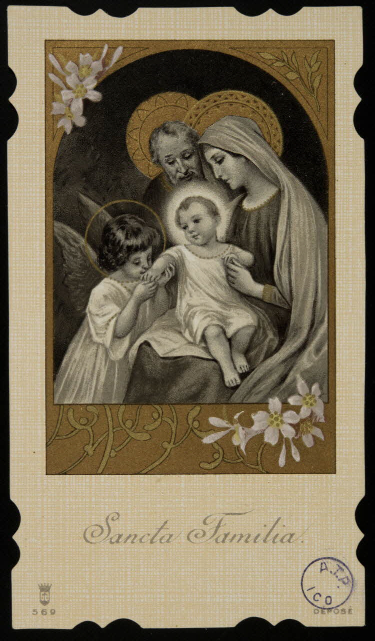 image pieuse Sancta Familia. 1981.22.33 Photo