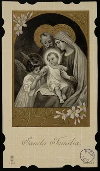 image pieuse Sancta Familia. 1981.22.33  Photo