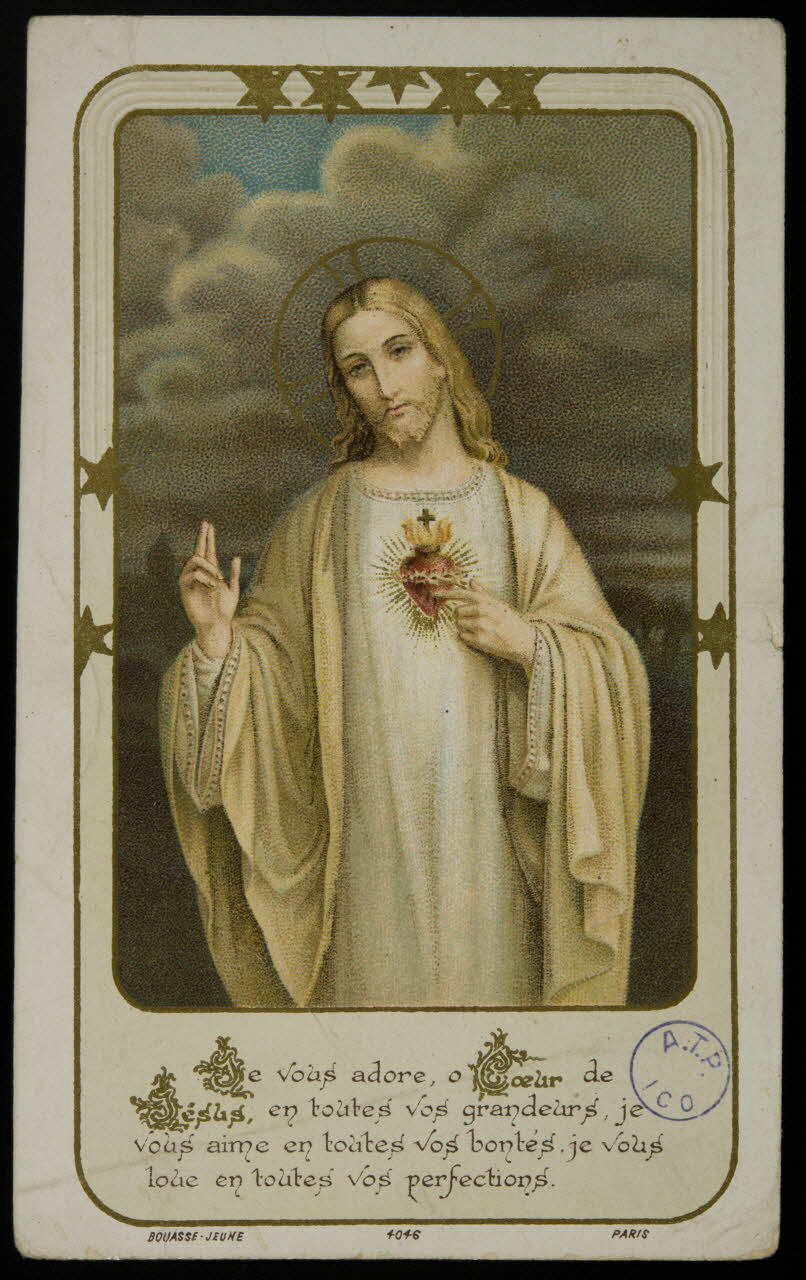 image pieuse Coeur de Jésus 1981.22.34 Photo