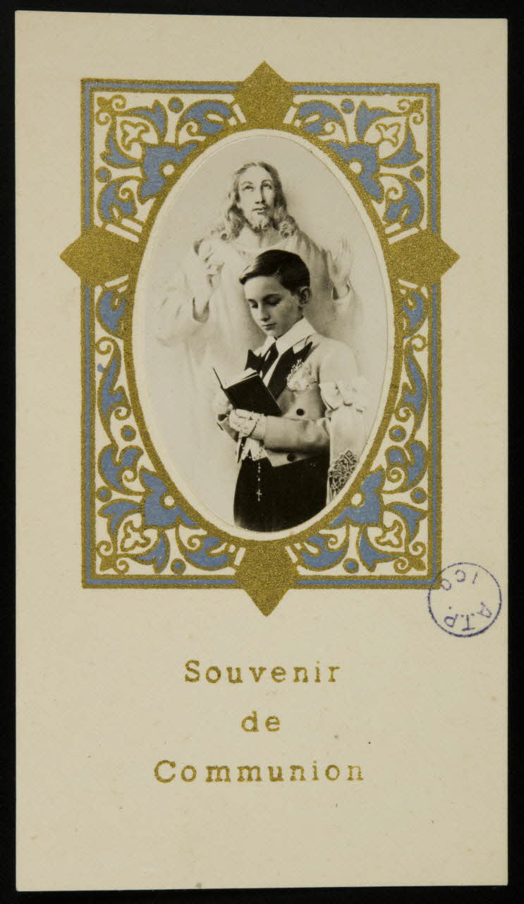 image pieuse Souvenir  de  Communion 1949 1981.22.36 Photo