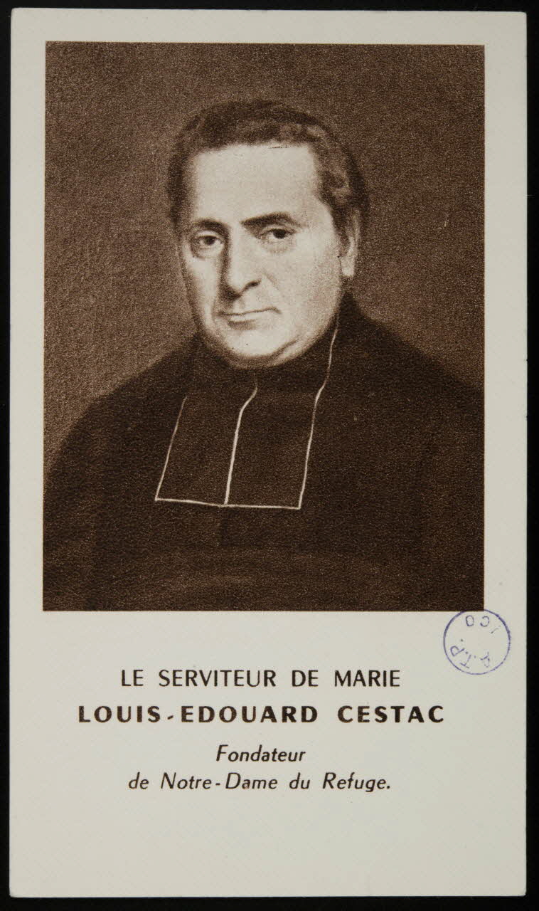 image pieuse LE SERVITEUR DE MARIE  LOUIS-EDOUARD CESTAC 1981.22.48 Photo