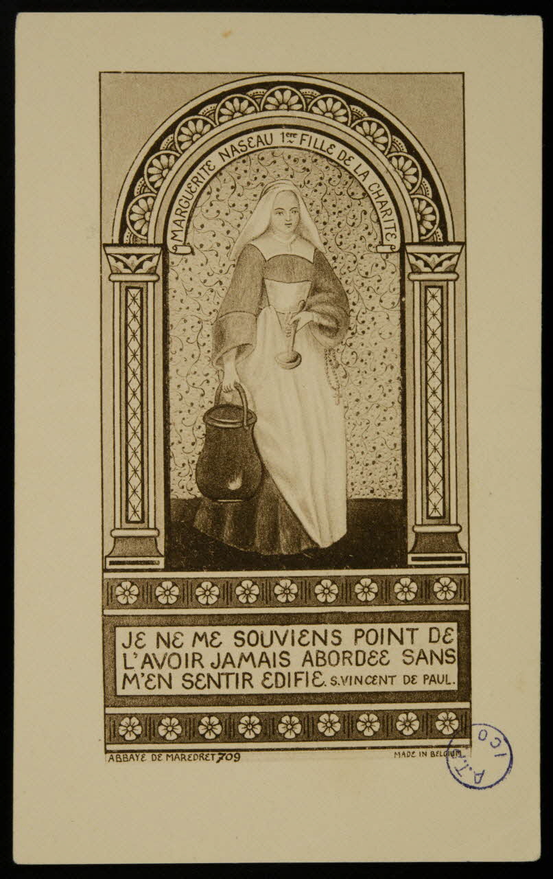 image pieuse MARGUERITE NASEAU 1ere FILLE DE LA CHARITE 1981.22.51 Photo