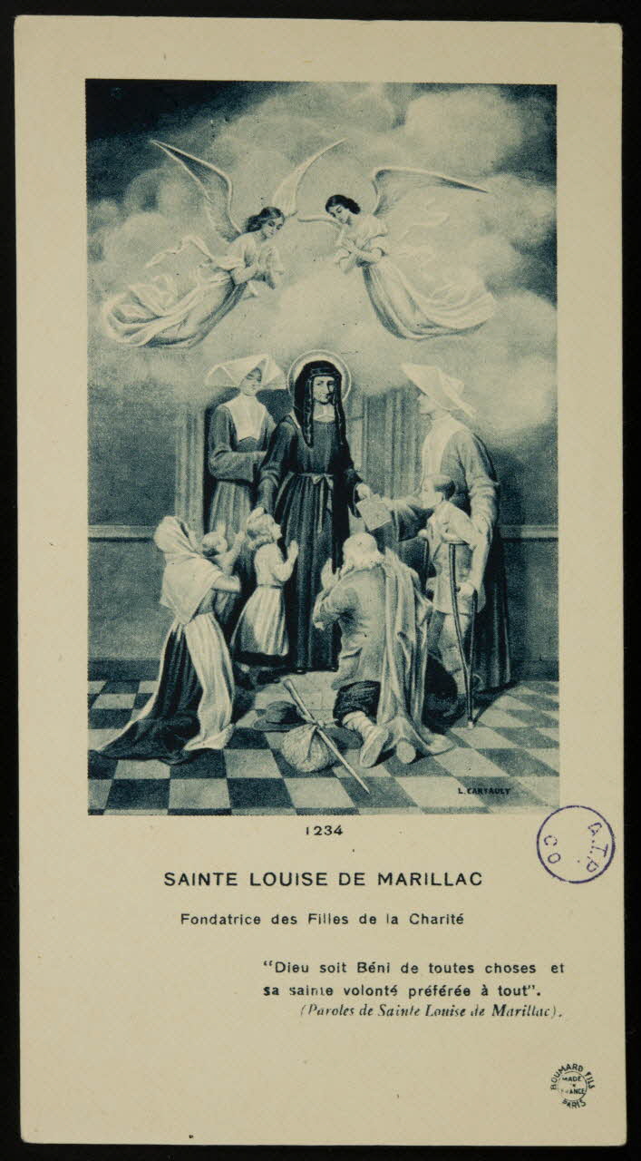 image pieuse SAINTE LOUISE DE MARILLAC 1981.22.56 Photo