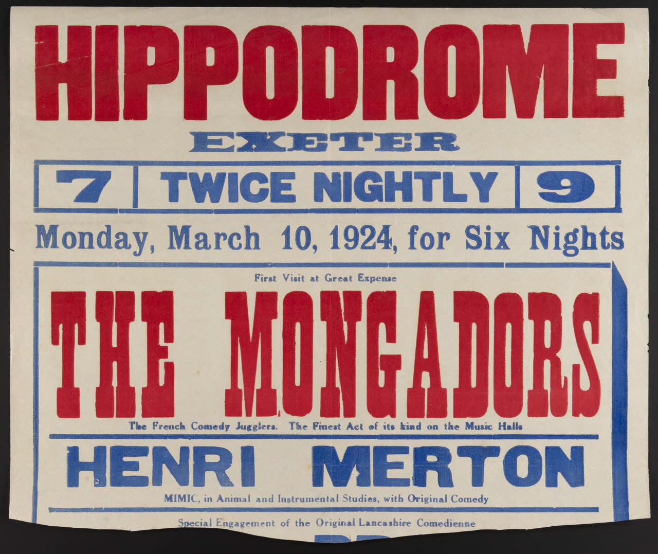 estampe HIPPODROME  THE MONGADORS 1981.25.19 Photo