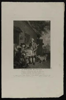 estampe LE MARCHAND DE VILLAGE. 1981.49.16  Photo