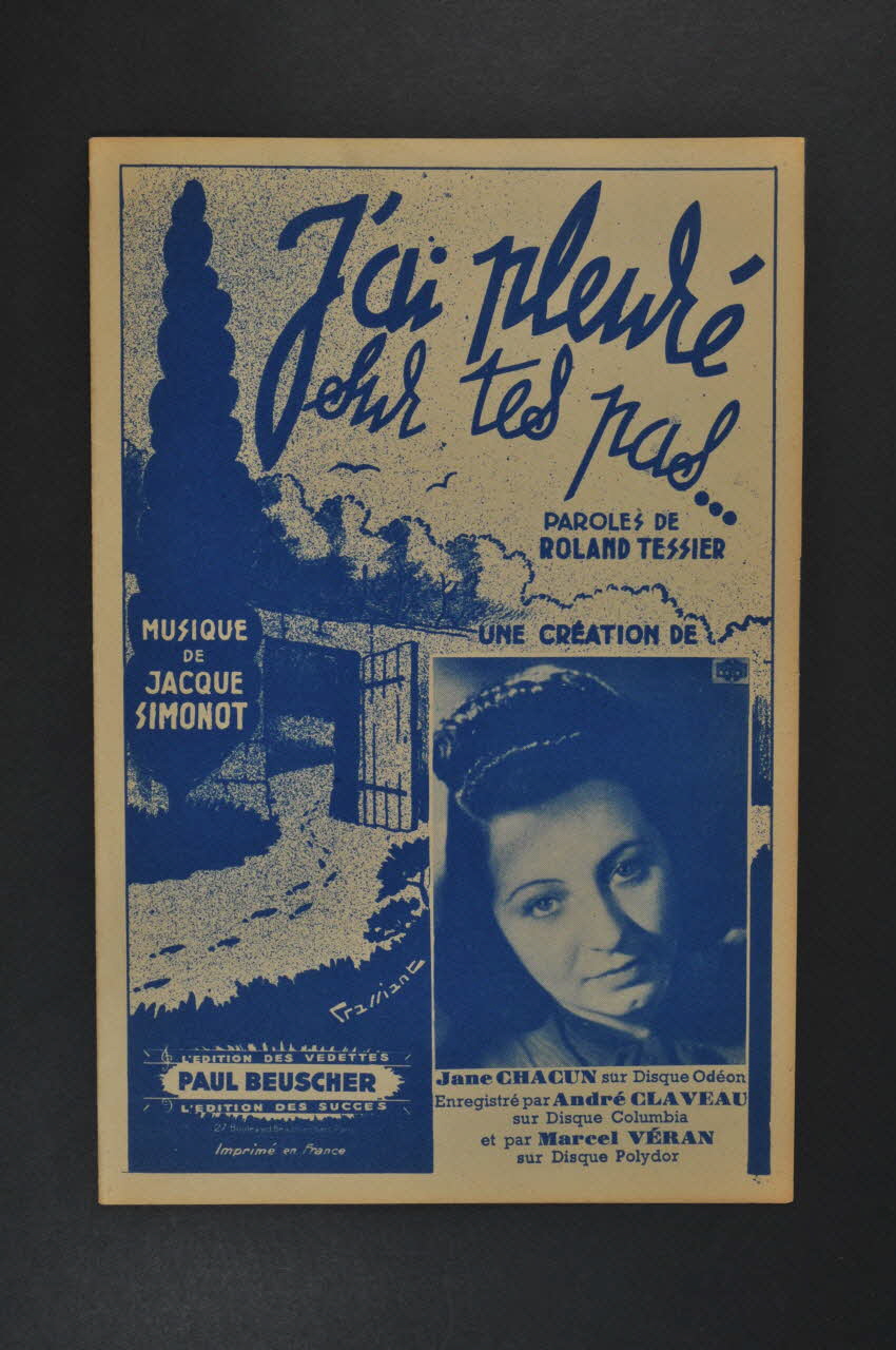 chanson petit format 1969.88.103 Photo Mucem