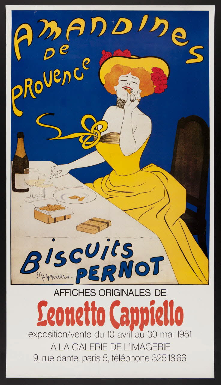 estampe AFFICHES ORIGINALES DE  Leonetto Cappiello  expositionvente du 10 avril au 30 mai 1981  A LA GALERIE DE L'IMAGERIE 1981.54.18 Photo