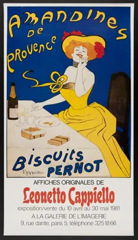 estampe AFFICHES ORIGINALES DE  Leonetto Cappiello  expositionvente du 10 avril au 30 mai 1981  A LA GALERIE DE L'IMAGERIE 1981.54.18 Photo