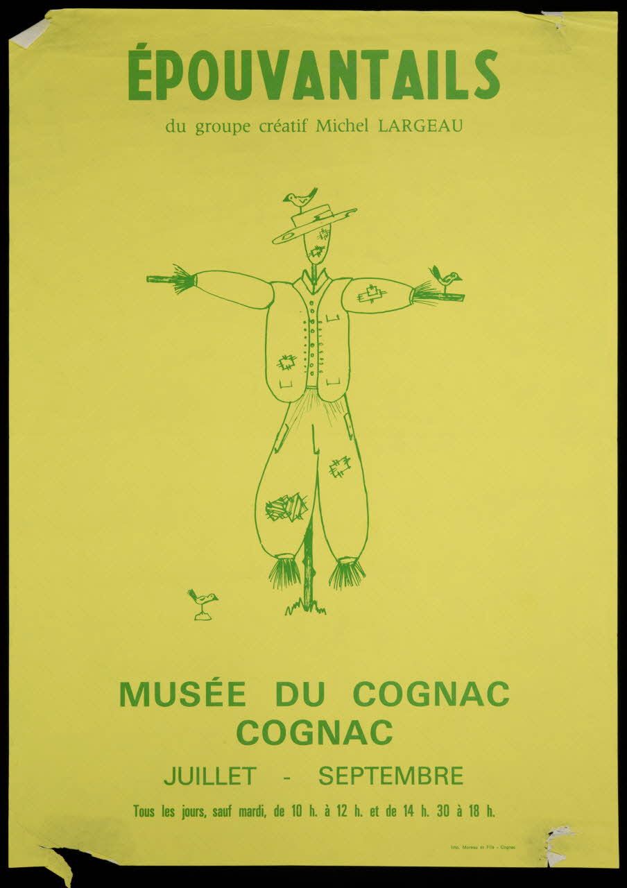 estampe EPOUVANTAILS  du groupe créatif Michel LARGEAU  MUSEE DU COGNAC 1981.54.77 Photo
