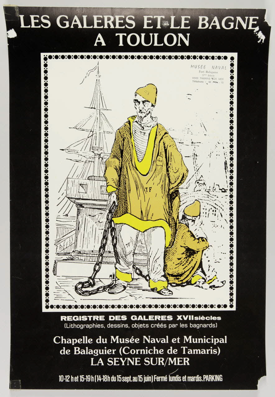 estampe LES GALERES ET LE BAGNE  A TOULON 1981.54.80 Photo