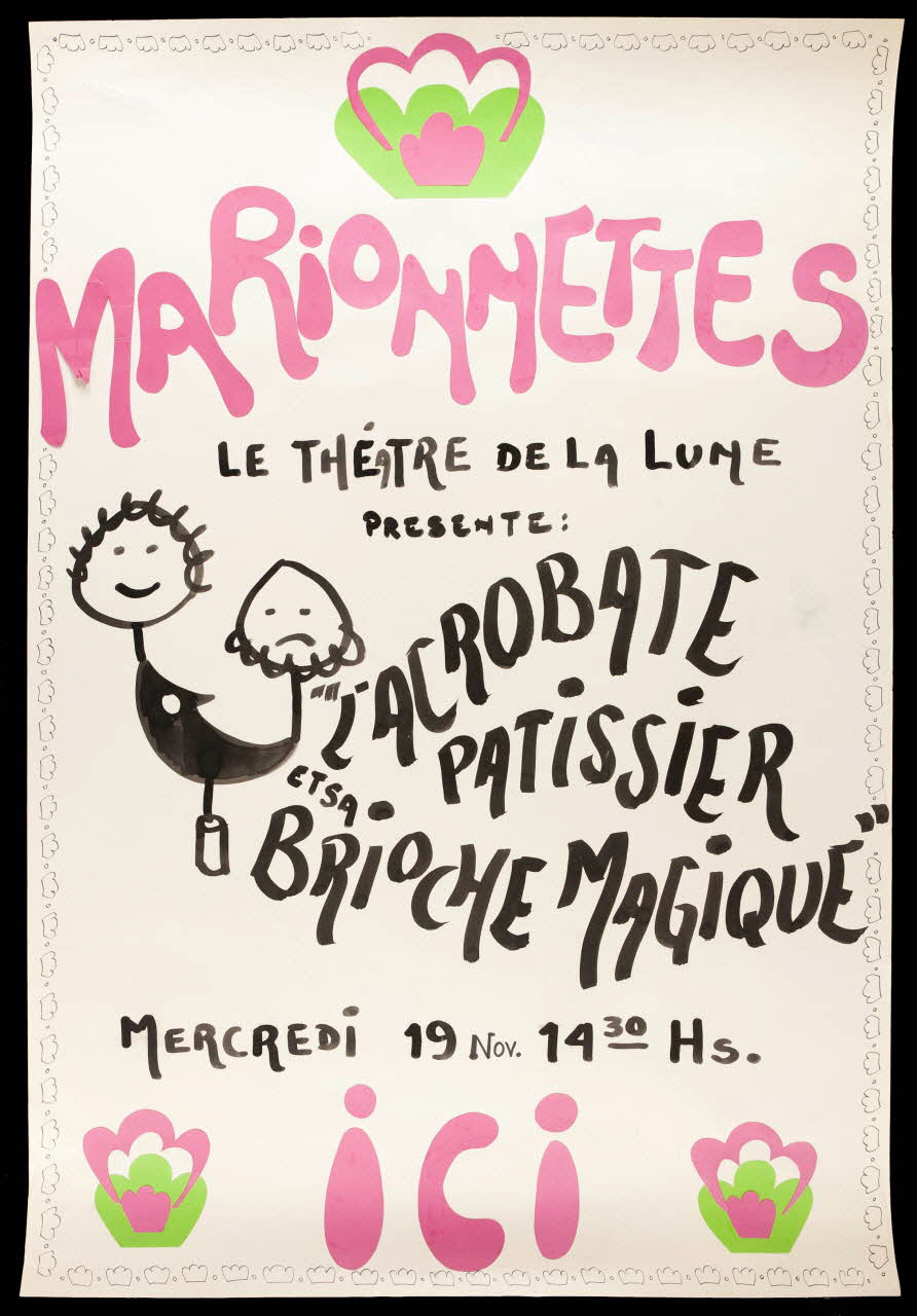 dessin MARIONNETTES  LE THEATRE DE LA LUNE 1981.54.91 Photo