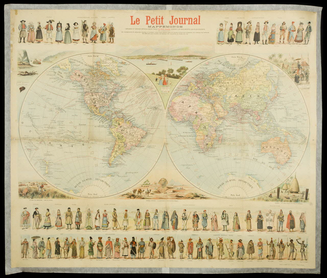 affiche Le Petit Journal  MAPPEMONDE 1982.11.113 Photo