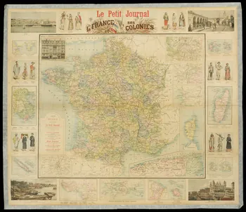 affiche Le Petit Journal  la FRANCE  et  ses  COLONIES 1982.11.116 Photo