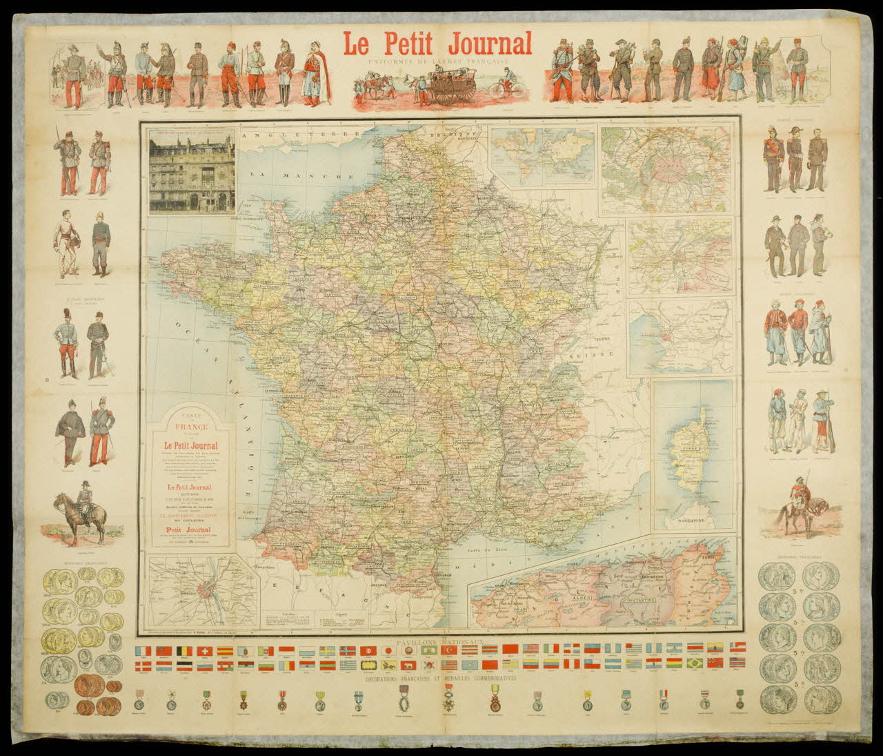 affiche Le Petit Journal  UNIFORMES DE L'ARMEE FRANCAISE 1982.11.117 Photo