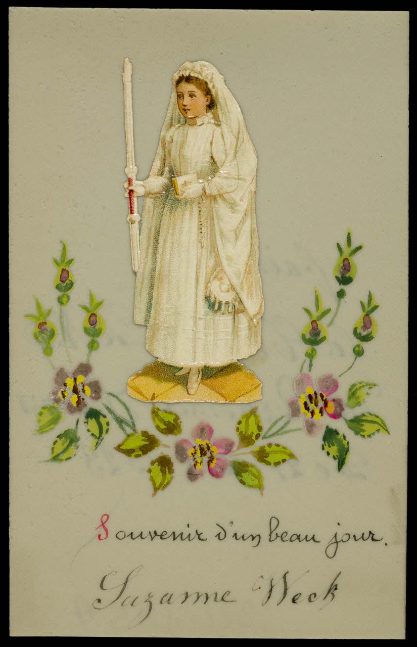 estampe Souvenir d'un beau jour.  Suzanne Weck 1982.11.15 Photo