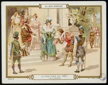 estampe LE COSTUME EN 1500 1982.11.17 Photo