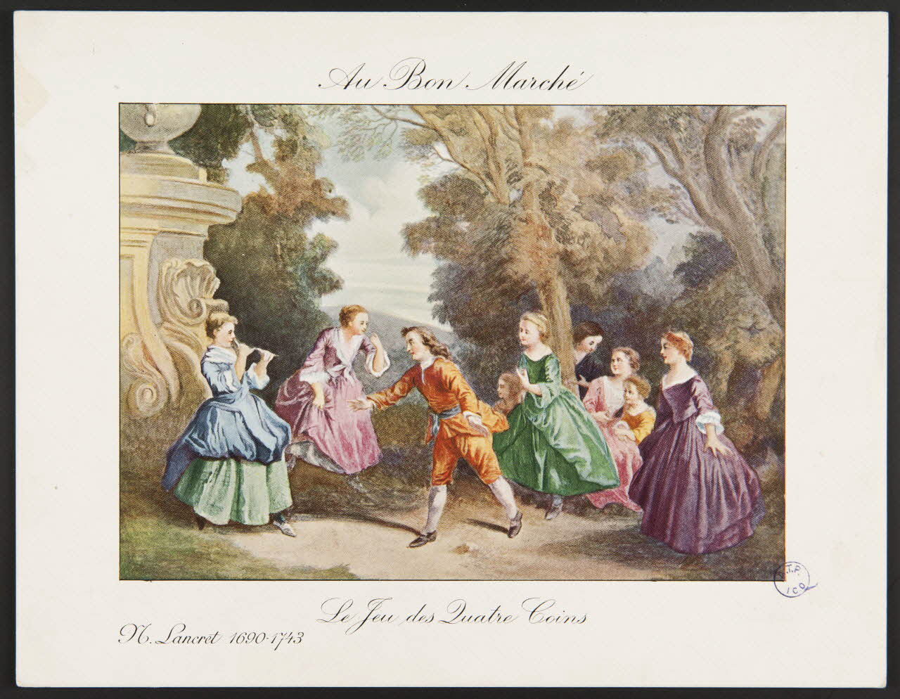 estampe Le Jeu des Quatre Coins 1982.11.38 Photo