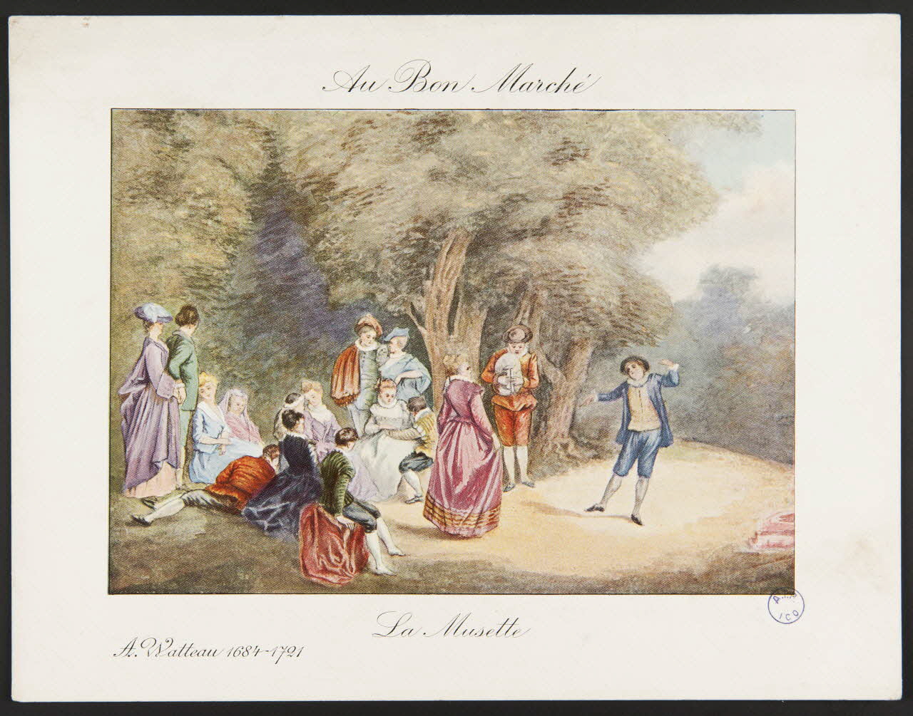 estampe La Musette 1982.11.40 Photo