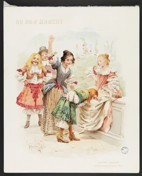estampe LA MAIN-CHAUDE  COSTUMES LOUIS XIV. 1982.11.45 Photo